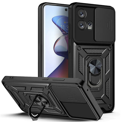 Husa de protectie Techsuit CamShield Series compatibila cu Motorola Edge 30 Fusion, acoperire spate, negru