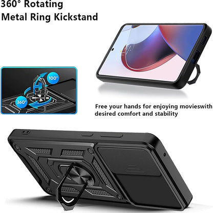 Husa de protectie Techsuit CamShield Series compatibila cu Motorola Edge 30 Ultra, acoperire spate, negru