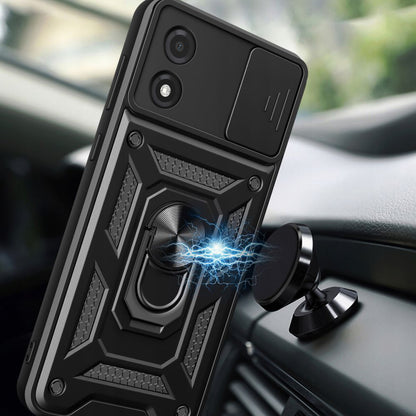 Husa de protectie Techsuit CamShield Series compatibila cu Motorola Moto E13, acoperire spate, negru