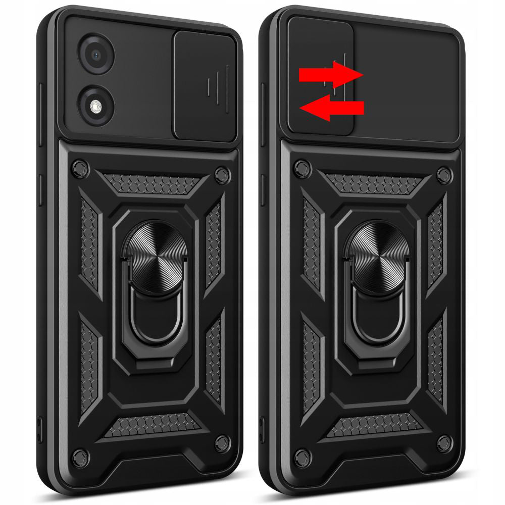 Husa de protectie Techsuit CamShield Series compatibila cu Motorola Moto E13, acoperire spate, negru