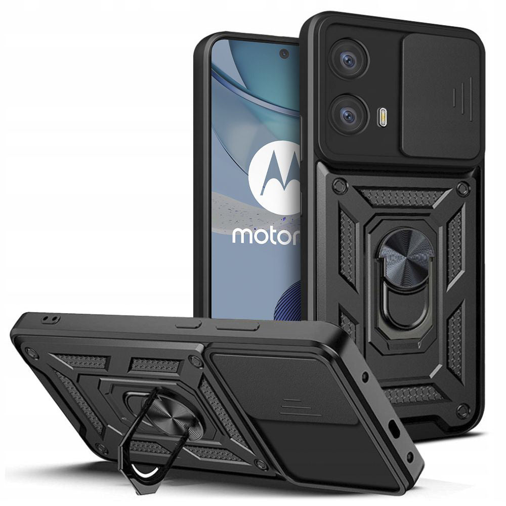 Husa de protectie Techsuit CamShield Series compatibila cu Motorola Moto G73, acoperire spate, negru
