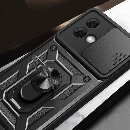 Husa de protectie Techsuit CamShield Series compatibila cu Motorola Moto G84, acoperire spate, negru