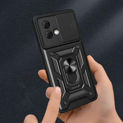 Husa de protectie Techsuit CamShield Series compatibila cu Motorola Moto G84, acoperire spate, negru