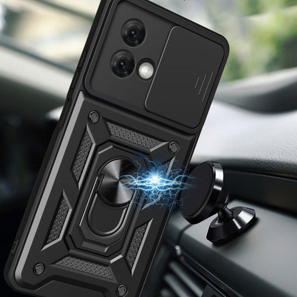 Husa de protectie Techsuit CamShield Series compatibila cu Motorola Moto G84, acoperire spate, negru