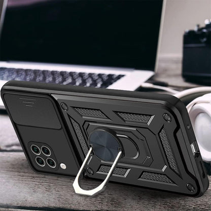 Husa de protectie Techsuit CamShield Series compatibila cu Huawei P40 Lite, acoperire spate, negru