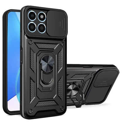 Husa de protectie Techsuit CamShield Series compatibila cu Honor X8 5G, acoperire spate, negru