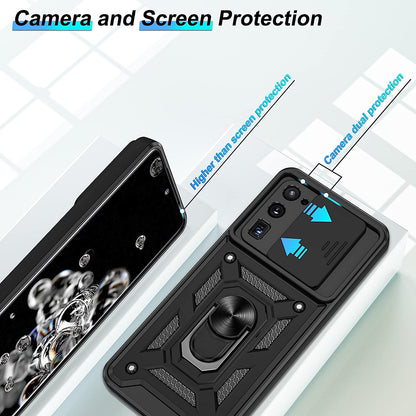 Husa de protectie Techsuit CamShield Series compatibila cu Samsung Galaxy S20 Ultra 5G, acoperire spate, negru