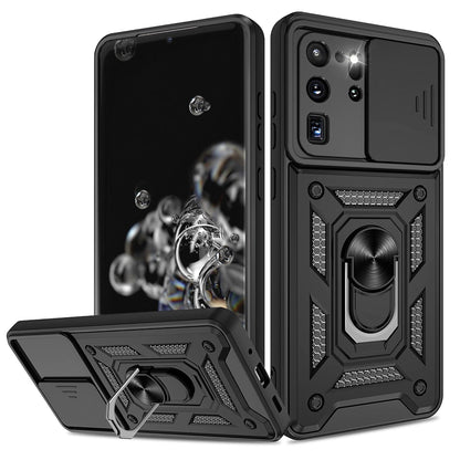 Husa de protectie Techsuit CamShield Series compatibila cu Samsung Galaxy S20 Ultra 5G, acoperire spate, negru