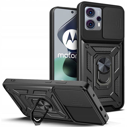 Husa de protectie Techsuit CamShield Series compatibila cu Motorola Moto G53, acoperire spate, negru