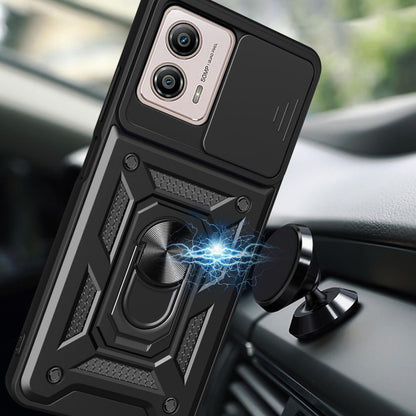 Husa de protectie Techsuit CamShield Series compatibila cu Motorola Moto G23, acoperire spate, negru