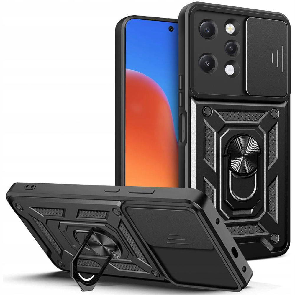 Husa de protectie Techsuit CamShield Series compatibila cu Xiaomi Redmi 12 4G, acoperire spate, negru