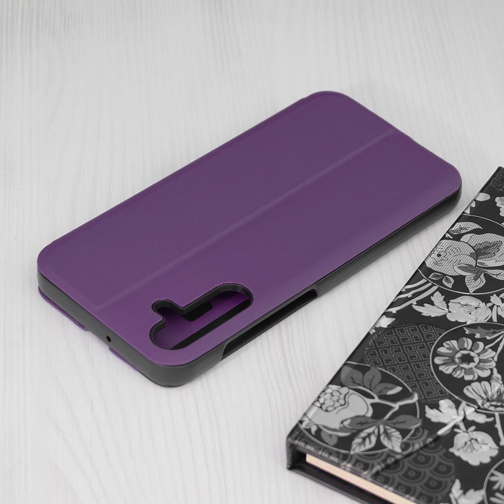 Husa de protectie Techsuit eFold Series compatibila cu Samsung Galaxy A15 5G, acoperire spate, mov