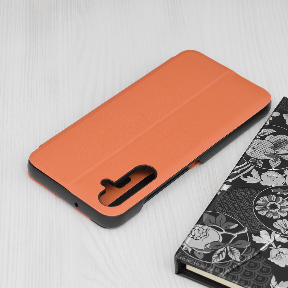 Husa de protectie Techsuit eFold Series compatibila cu Samsung Galaxy A05, acoperire spate, oranj