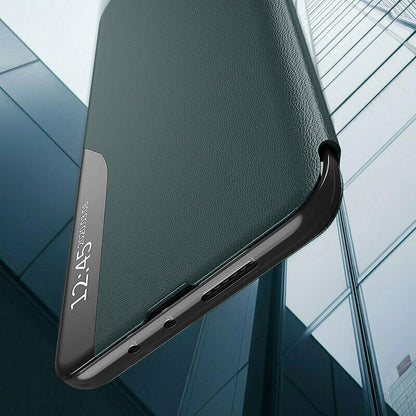 Husa de protectie Techsuit eFold Series compatibila cu Samsung Galaxy A05, acoperire spate, verde inchis