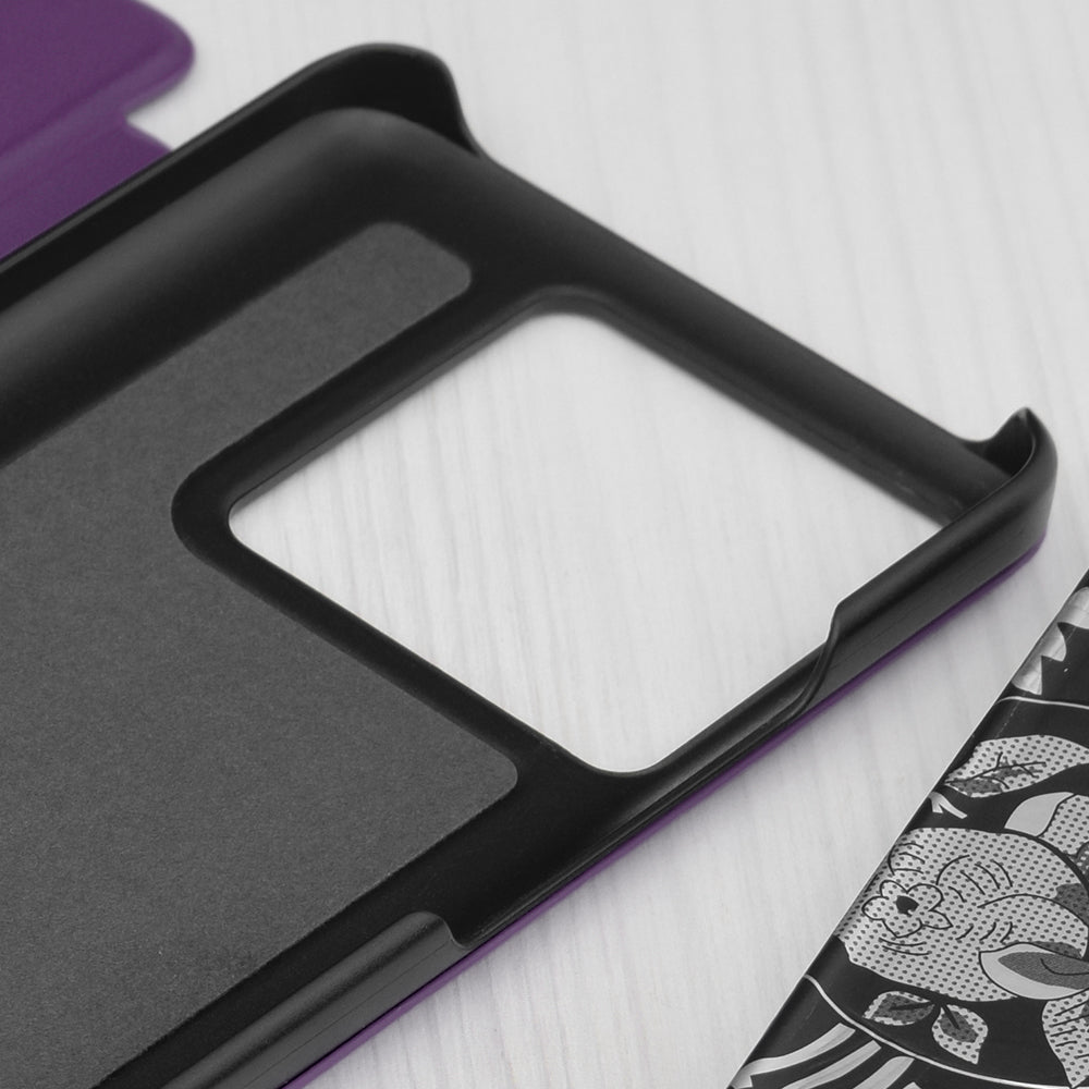 Husa de protectie Techsuit eFold Series compatibila cu Xiaomi 13T Pro, acoperire spate, mov