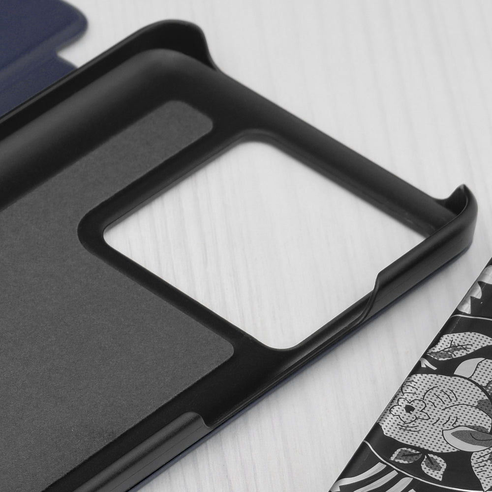 Husa de protectie Techsuit eFold Series compatibila cu Xiaomi 13T, acoperire spate, albastru