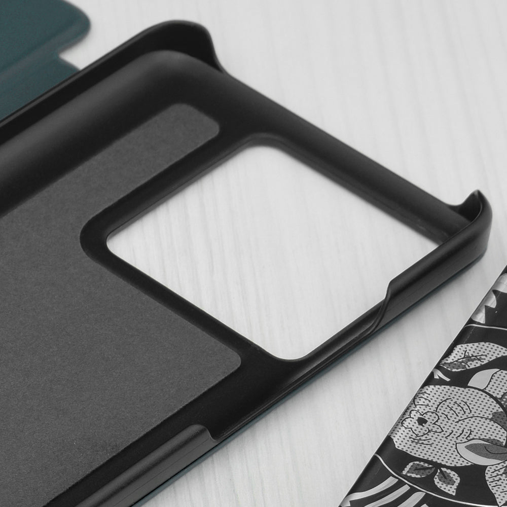 Husa de protectie Techsuit eFold Series compatibila cu Xiaomi 13T Pro, acoperire spate, verde inchis