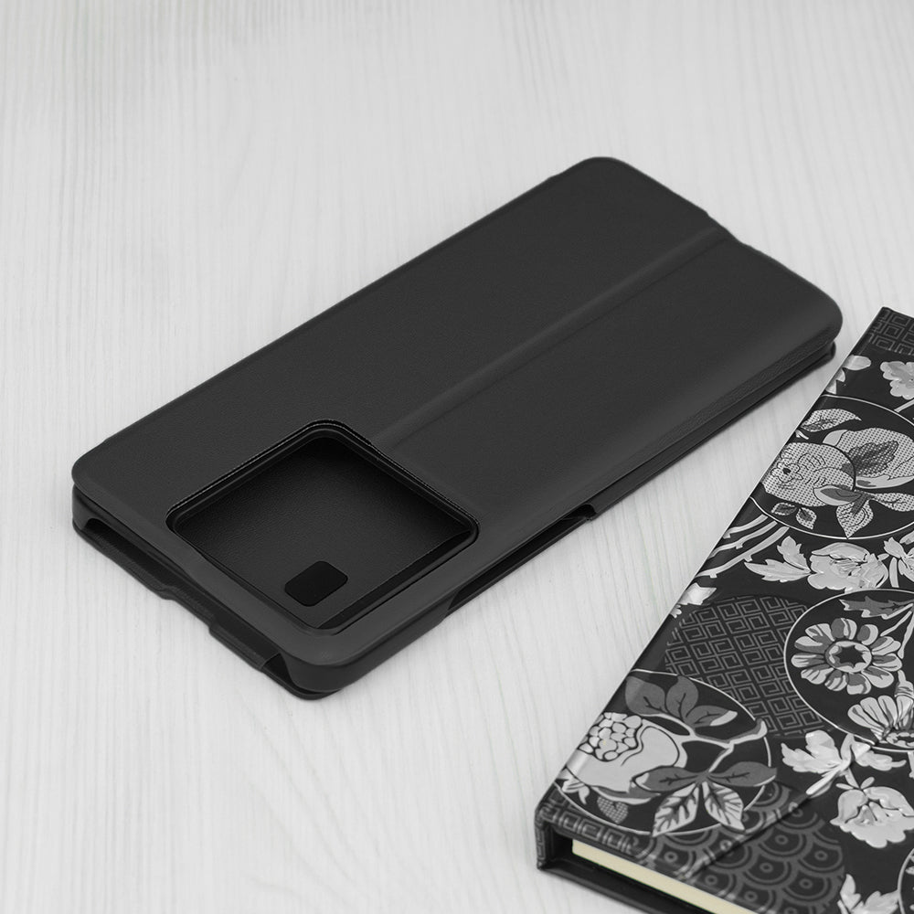 Husa de protectie Techsuit eFold Series compatibila cu Xiaomi 13T, acoperire spate, negru