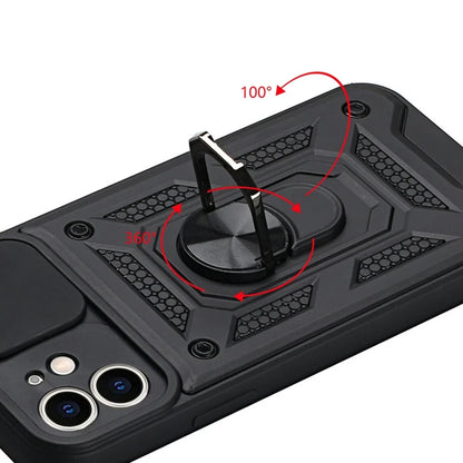 Husa de protectie Techsuit CamShield Series compatibila cu Apple iPhone 11, acoperire spate, negru