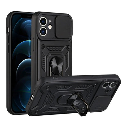 Husa de protectie Techsuit CamShield Series compatibila cu Apple iPhone 11, acoperire spate, negru