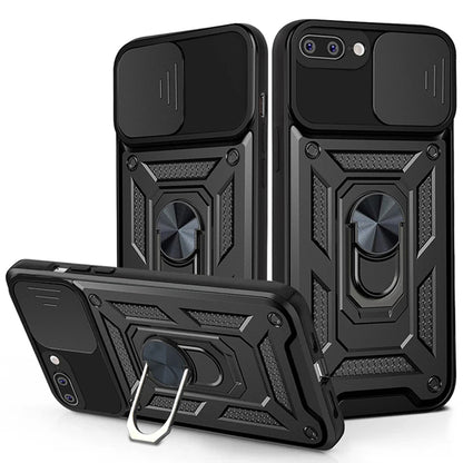 Husa de protectie Techsuit CamShield Series compatibila cu Apple iPhone 8 Plus, acoperire spate, negru