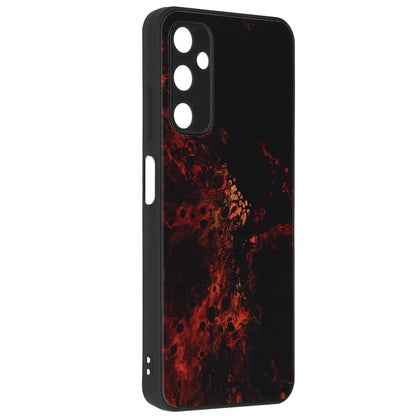 Husa de protectie Techsuit Glaze Series compatibila cu Samsung Galaxy A05, acoperire spate, Red Nebula