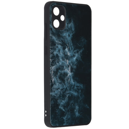 Husa de protectie Techsuit Glaze Series compatibila cu Samsung Galaxy A04s, acoperire spate, Blue Nebula