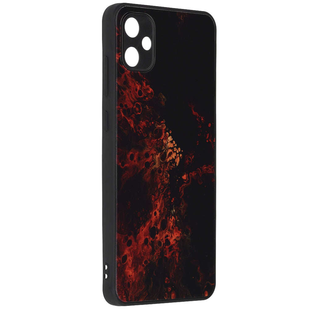 Husa de protectie Techsuit Glaze Series compatibila cu Samsung Galaxy A05, acoperire spate, Blue Nebula