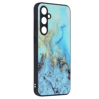 Husa de protectie Techsuit Glaze Series compatibila cu Samsung Galaxy S23 FE, acoperire spate, Blue Ocean