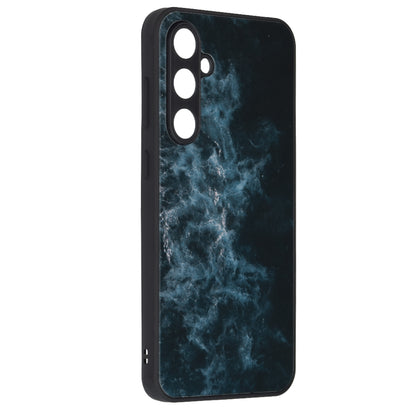 Husa de protectie Techsuit Glaze Series compatibila cu Samsung Galaxy S23 FE, acoperire spate, Blue Nebula