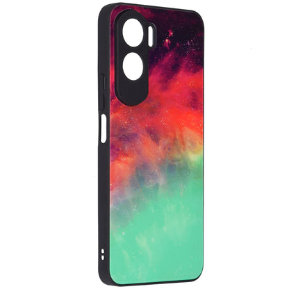 Husa de protectie Techsuit Glaze Series compatibila cu Honor 90, acoperire spate, Fiery Ocean