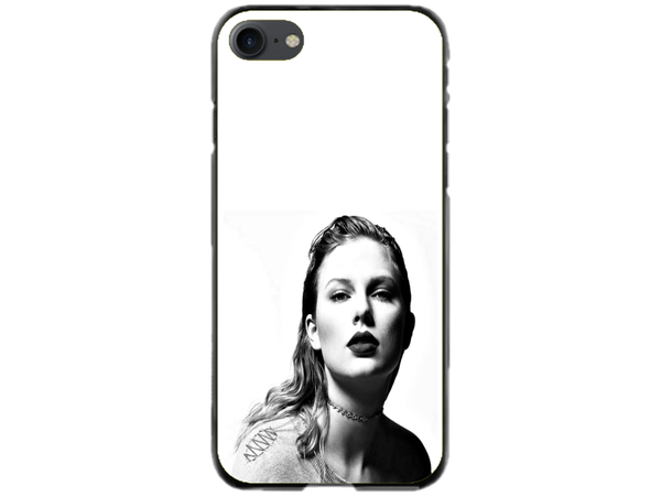 Husa Silicon HQCover compatibila cu Apple iPhone 7, model Taylor Swift v1, rezistenta la socuri si zgarieturi, SP1M00016