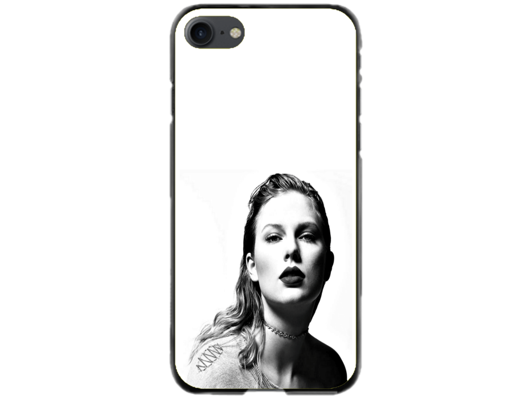 Husa Silicon HQCover compatibila cu Apple iPhone SE 2022, model Taylor Swift v1, rezistenta la socuri si zgarieturi, SP1M00016