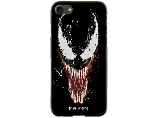 Husa Silicon HQCover compatibila cu Apple iPhone SE 2, model Venom v1, rezistenta la socuri si zgarieturi, SP1M00024