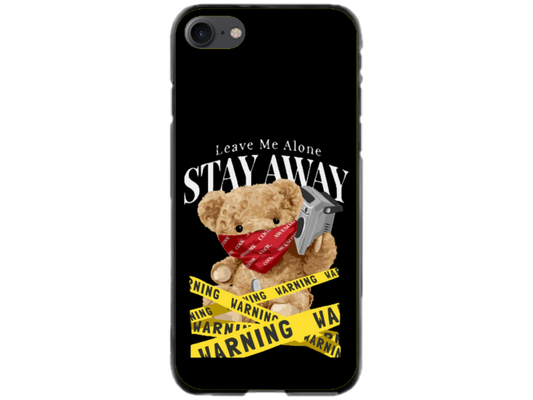 Husa Silicon HQCover compatibila cu Apple iPhone SE 2, model Urs Cool v3, rezistenta la socuri si zgarieturi, SP1M00036
