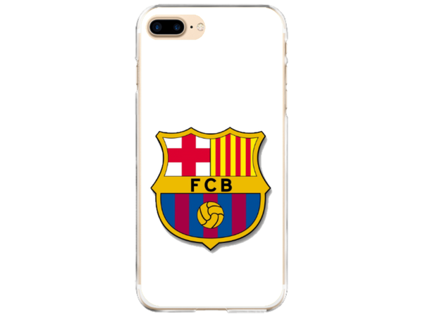 Husa Silicon HQCover compatibila cu Apple iPhone 7 Plus, model Fotbal FCB, rezistenta la socuri si zgarieturi, SP1M00001