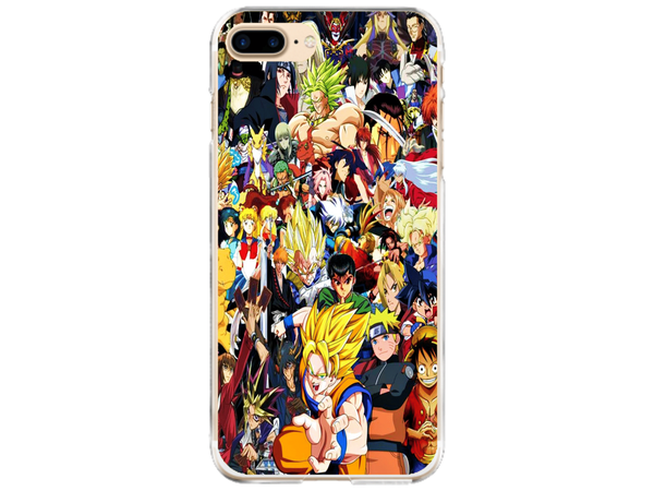 Husa Silicon HQCover compatibila cu Apple iPhone 8 Plus, model Anime v1, rezistenta la socuri si zgarieturi, SP1M00013