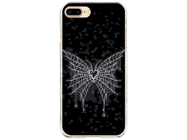 Husa Silicon HQCover compatibila cu Apple iPhone 7 Plus, model Butterfly, rezistenta la socuri si zgarieturi, SP1M00038