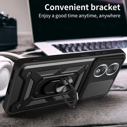 Husa de protectie Techsuit CamShield Series compatibila cu Honor 90, acoperire spate, negru