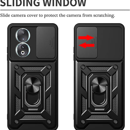 Husa de protectie Techsuit CamShield Series compatibila cu Honor 90, acoperire spate, negru