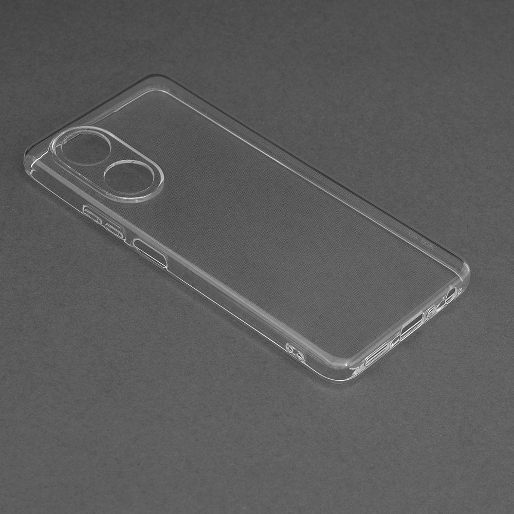 Husa de protectie Techsuit Clear Silicone compatibila cu Oppo A57s, acoperire spate, transparent