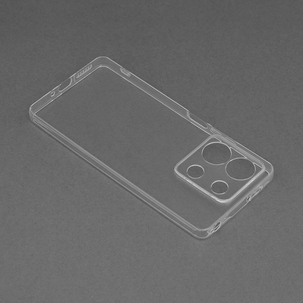Husa de protectie Techsuit Clear Silicone compatibila cu Xiaomi Redmi Note 13 Pro 5G, acoperire spate, transparent