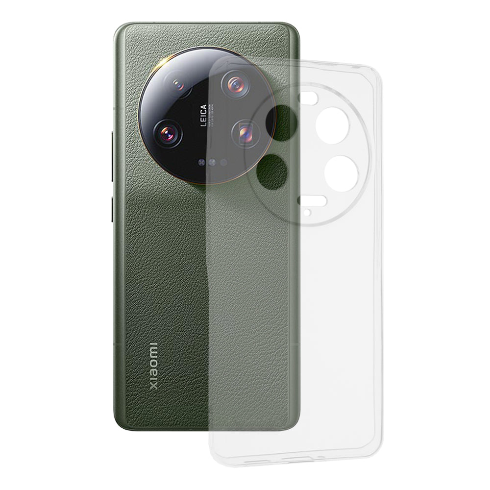 Husa de protectie Techsuit Clear Silicone compatibila cu Xiaomi 13 Ultra, acoperire spate, transparent