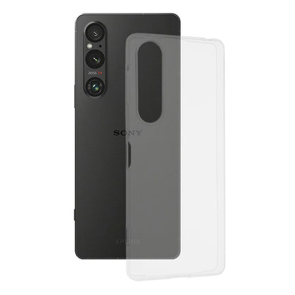 Husa de protectie Techsuit Clear Silicone compatibila cu Sony Xperia 1 V, acoperire spate, transparent