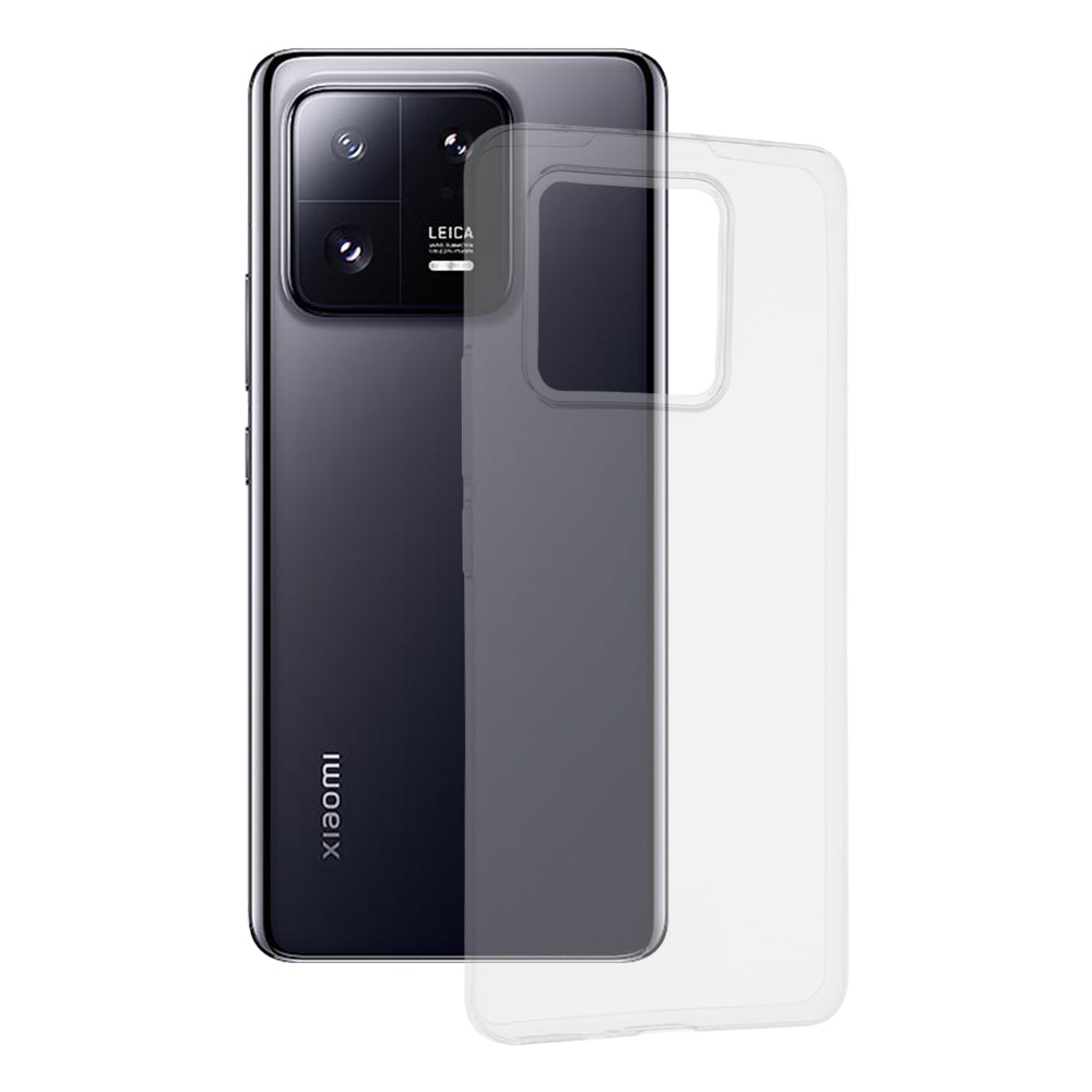 Husa de protectie Techsuit Clear Silicone compatibila cu Xiaomi 13 Pro, acoperire spate, transparent