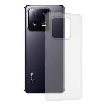Husa de protectie Techsuit Clear Silicone compatibila cu Xiaomi 13 Pro, acoperire spate, transparent
