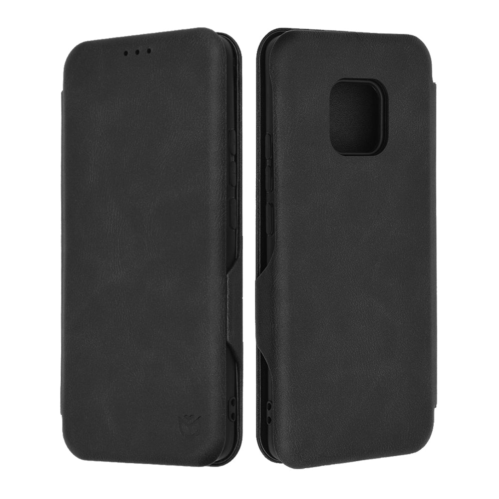 Husa de protectie Techsuit Safe Wallet Plus compatibila cu Huawei Mate 20 Pro, acoperire spate, negru