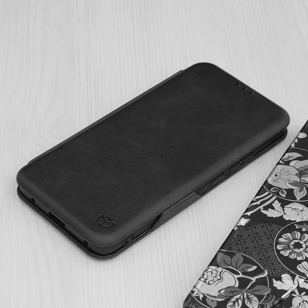 Husa de protectie Techsuit Safe Wallet Plus compatibila cu Huawei Mate 20 Pro, acoperire spate, negru