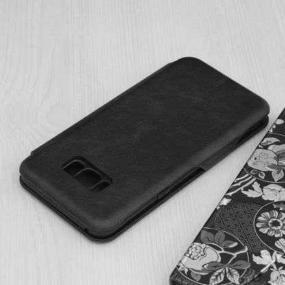 Husa de protectie Techsuit Safe Wallet Plus compatibila cu Samsung Galaxy S8 Plus, acoperire spate, negru