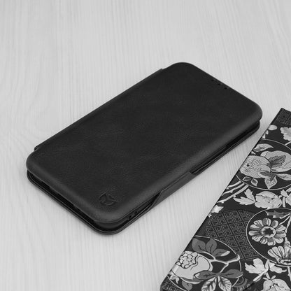 Husa de protectie Techsuit Safe Wallet Plus compatibila cu Samsung Galaxy S10e, acoperire spate, negru